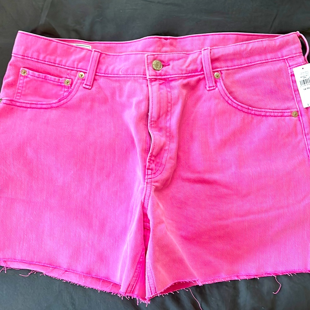 Pink Denim Shorts - Gap
